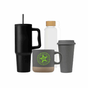 Tassen, Flaschen & Co