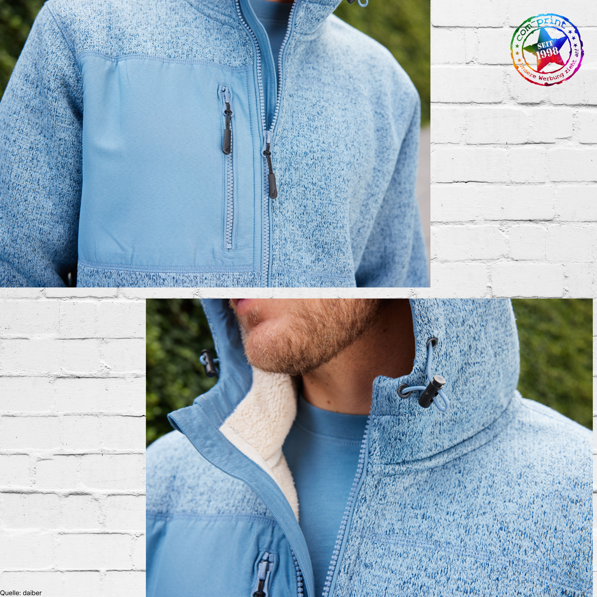 Strickfleece-Jacke – Bild 3