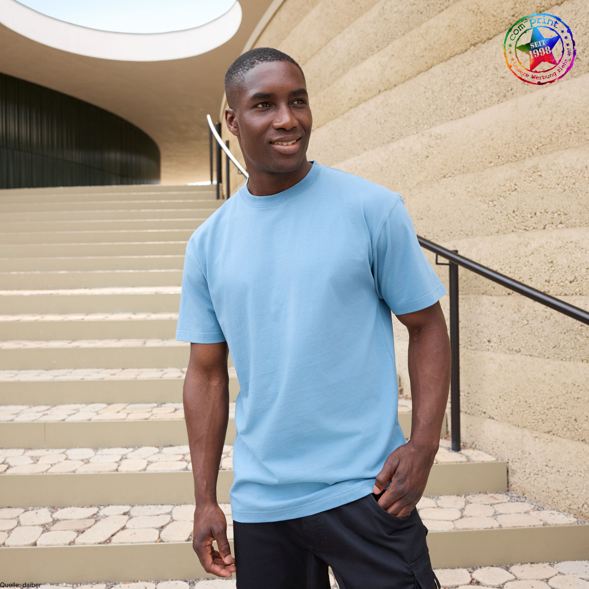 Strapazierfähiges klassisches T-Shirt – Bild 3